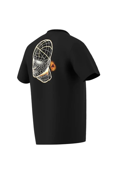 adidas Erkek  Siyah  T-shirt SUM PHOTO T JI7121 - Resim 11