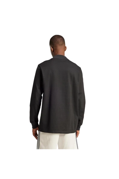 adidas Erkek  Siyah  Sweatshirt LS MOCK NECK Q1 JD5401 - 4