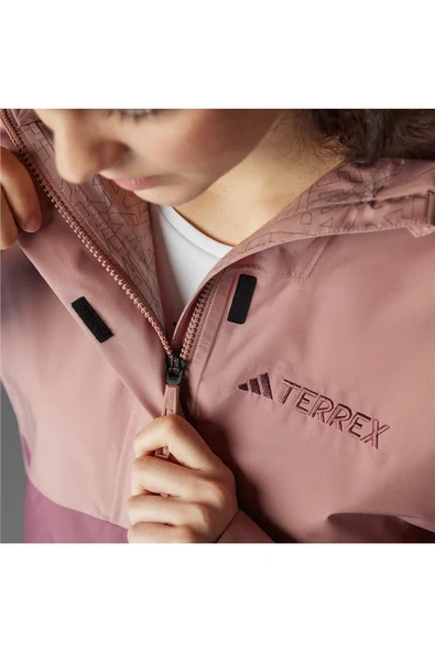 adidas Kadın  Pembe  Ceket W XP 2.5 ANORAK JD8370 - 9