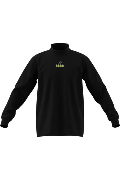 adidas Erkek  Siyah  Sweatshirt LS MOCK NECK Q1 JD5401 - 8
