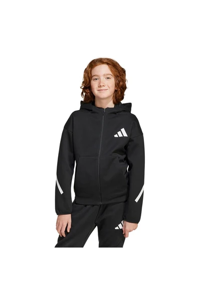 adidas Çocuk  Siyah  Ceket J Z.N.E.FZ JC7574 - 2