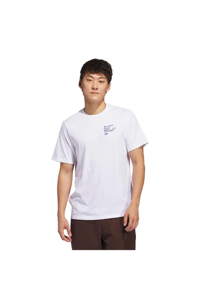 adidas Erkek  Beyaz  T-shirt SHMOO G TEE 2 JC7655 - 1