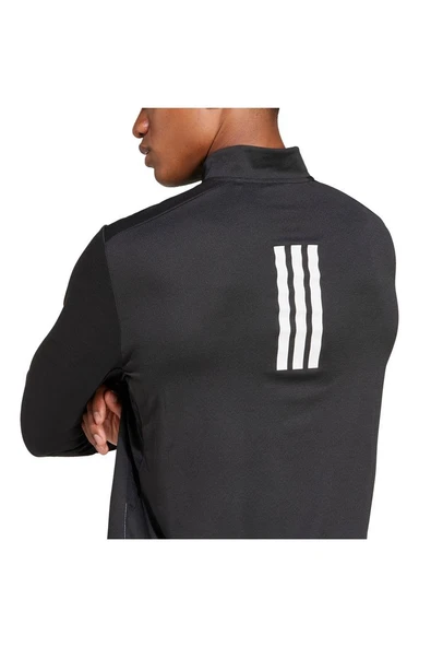 adidas Siyah Erkek   Sweatshirt CAMO 1/4 ZIP JE5695 - 5