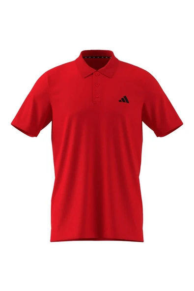 adidas Erkek  Kırmızı  Polo T-shirt WO ES POLO JP4955 - Resim 7