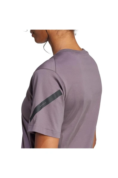 adidas Gri Kadın   T-shirt W Z.N.E. TEE JC5399 - 5