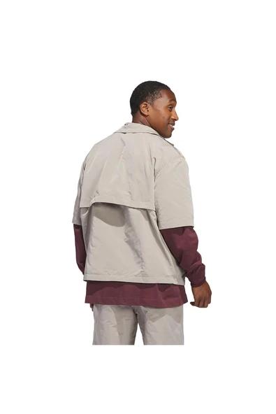 adidas Erkek  Bej  T-shirt ADI BB FZ SS JC7837 - Resim 2