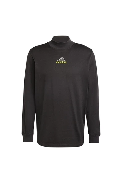 adidas Erkek  Siyah  Sweatshirt LS MOCK NECK Q1 JD5401 - 2