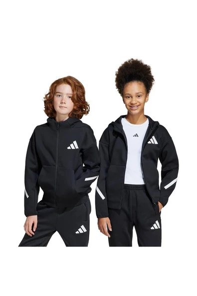 adidas Çocuk  Siyah  Ceket J Z.N.E.FZ JC7574 - 8