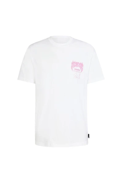 adidas Erkek  Beyaz  T-shirt Q12 TS DEATH JD0665