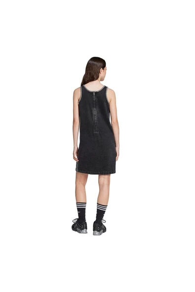 adidas Siyah Kadın   Elbise DENIM 3S DRESS JD3108 - 3