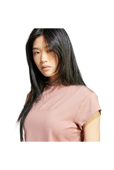 adidas Kadın  Pembe  T-shirt W CE G CRO TEE JC5064 - Resim 4