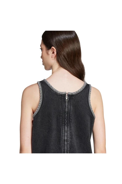 adidas Siyah Kadın   Elbise DENIM 3S DRESS JD3108 - 6