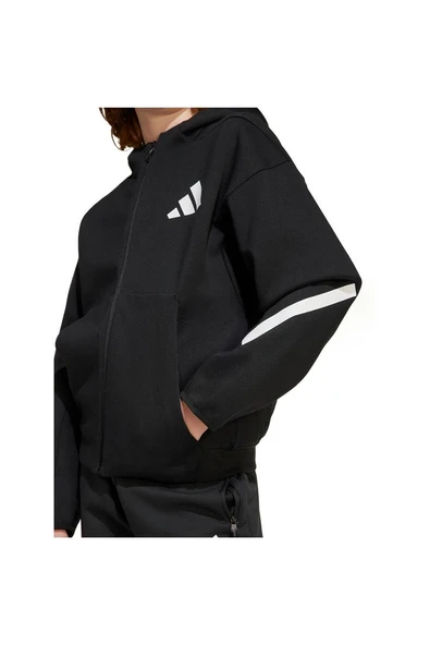 adidas Çocuk  Siyah  Ceket J Z.N.E.FZ JC7574 - 6