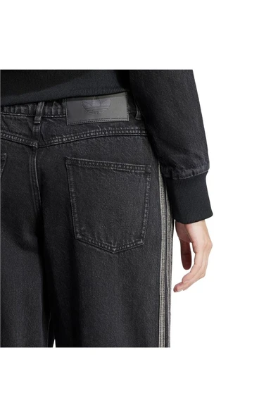 adidas Kadın  Siyah  Eşofman Altı DENIM 3S PANT JD3109 - Resim 6