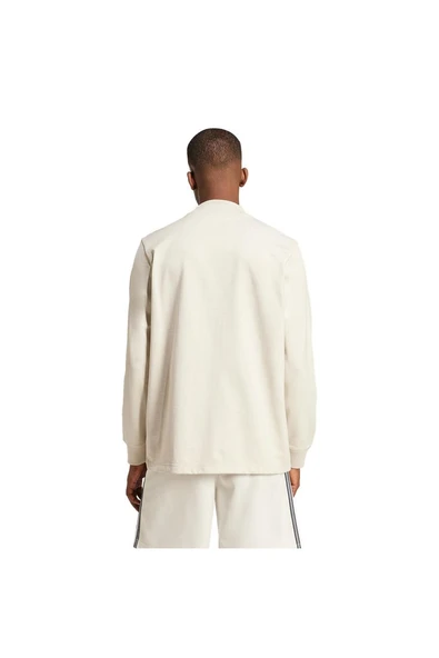 adidas Erkek  Bej  Sweatshirt LS MOCK NECK Q1 JD5402 - 4