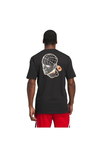 adidas Erkek  Siyah  T-shirt SUM PHOTO T JI7121 - Resim 3