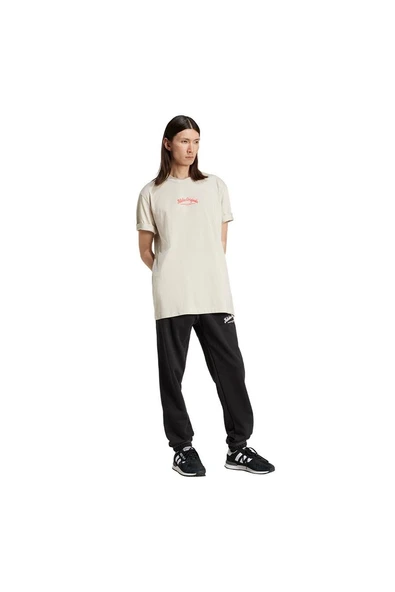 adidas Erkek  Bej  T-shirt WAB  TEE JD0667 - 4