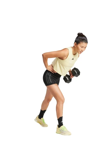 adidas Kadın  Sarı  Atlet BOXY TANK 3S Sarı JG6182 - 4