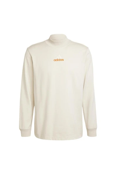 adidas Erkek  Bej  Sweatshirt LS MOCK NECK Q1 JD5402 - 2
