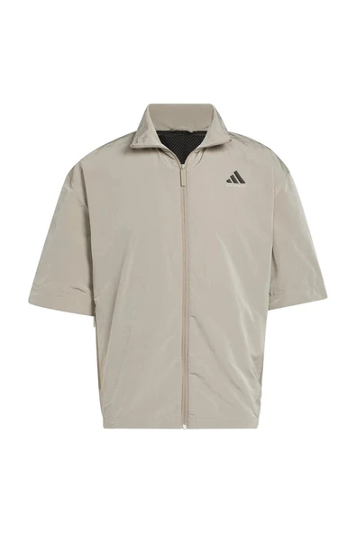 adidas Erkek  Bej  T-shirt ADI BB FZ SS JC7837