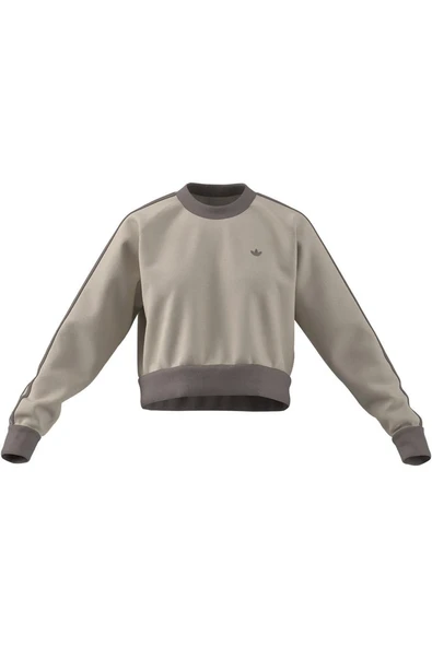adidas Kadın  Beyaz  Sweatshirt KNITTED CREW JD0907 - 8