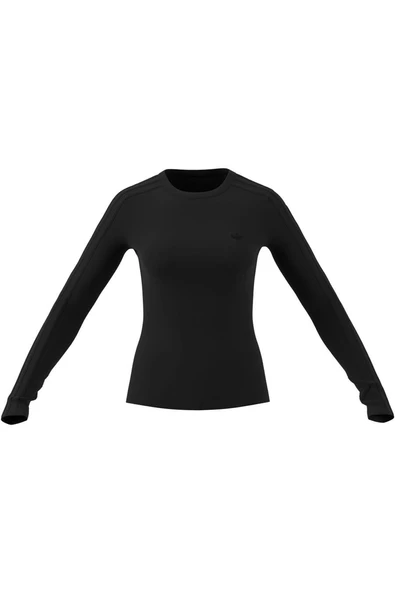 adidas Kadın  Siyah  Sweatshirt SHEER 3S LS JC5075 - 7