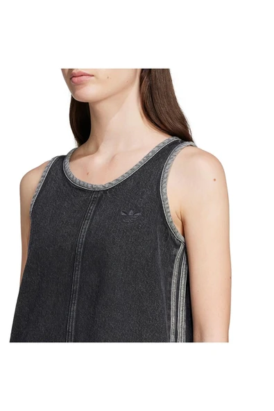 adidas Siyah Kadın   Elbise DENIM 3S DRESS JD3108 - 5