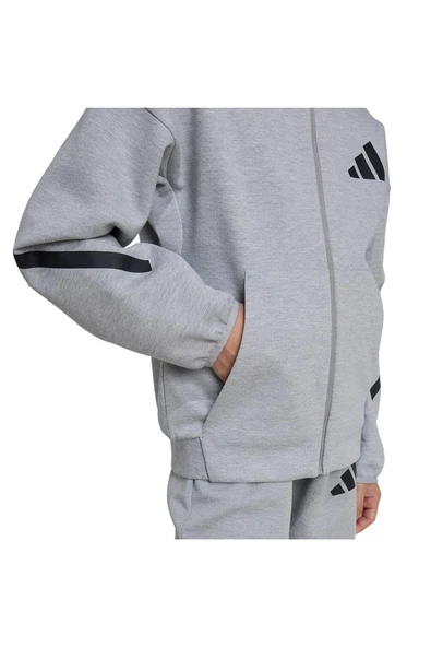 adidas Çocuk  Gri  Ceket J Z.N.E.FZ JI7548 - 4