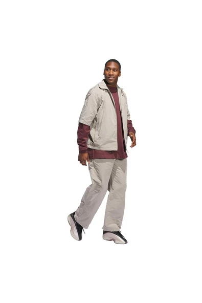 adidas Erkek  Bej  T-shirt ADI BB FZ SS JC7837 - Resim 3