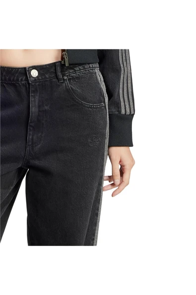 adidas Kadın  Siyah  Eşofman Altı DENIM 3S PANT JD3109 - Resim 4