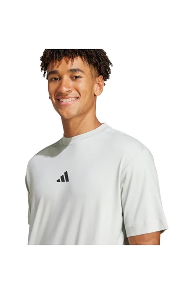 adidas Gri Erkek   T-shirt M CE TEE UPF JF3257 - 4