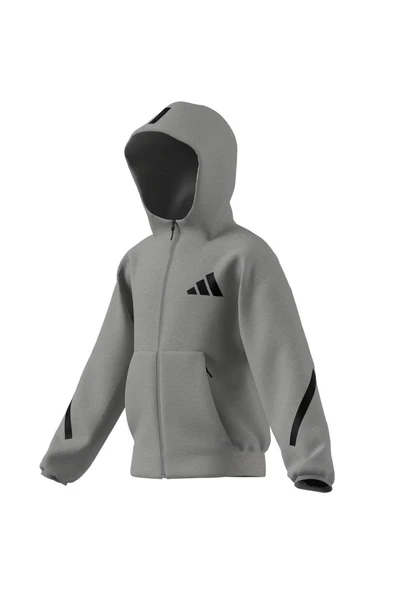 adidas Çocuk  Gri  Ceket J Z.N.E.FZ JI7548 - 11