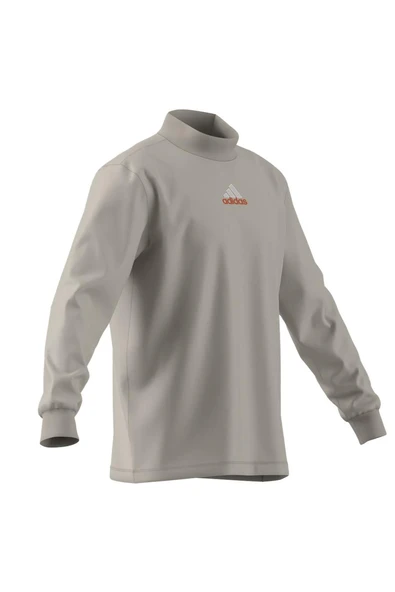 adidas Erkek  Bej  Sweatshirt LS MOCK NECK Q1 JD5402 - 10
