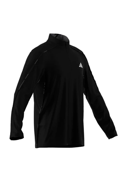 adidas Siyah Erkek   Sweatshirt CAMO 1/4 ZIP JE5695 - 9