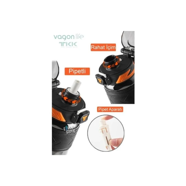 Vagon Lıfe Tritan Tkk Su Matarası 800 Ml T1020 Mor - 2