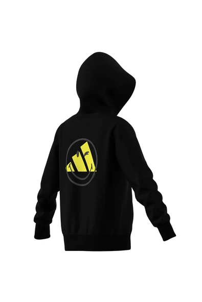 adidas Çocuk  Siyah  Sweatshirt J SMI HOODIE JJ3072 - 10
