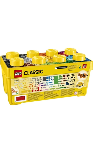 ® Classic Orta Boy Yaratıcı Parçalar Yapım Kutusu 10696 - 4 Yaş ve Üzeri Çocuklar için Yaratıcı Oyun - Resim 7