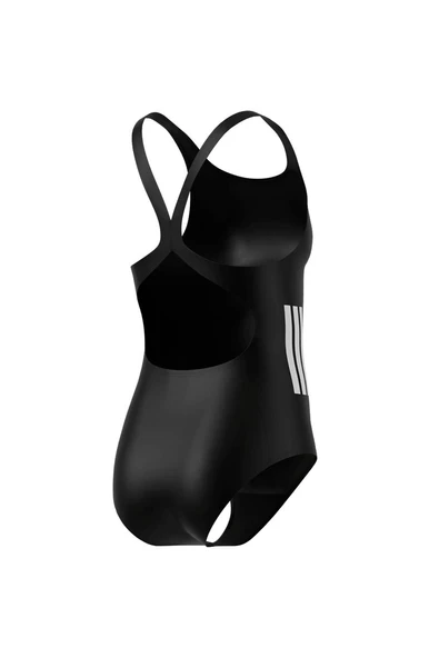 adidas Unisex Çocuk  Siyah  Mayo 3S BLD SWIMSUIT JN6577 - Resim 12