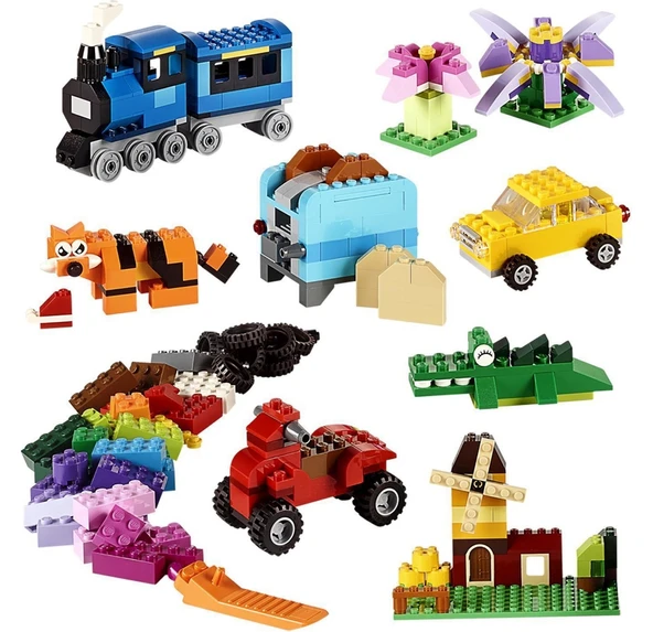 ® Classic Orta Boy Yaratıcı Parçalar Yapım Kutusu 10696 - 4 Yaş ve Üzeri Çocuklar için Yaratıcı Oyun - Resim 3