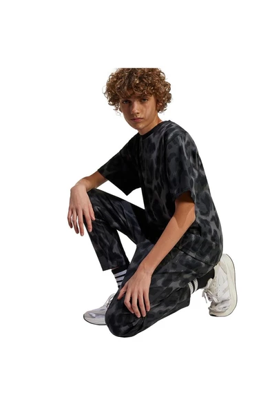 adidas Gri Unisex Çocuk Eşofman Altı J FI AOP PT JC7544 - 2