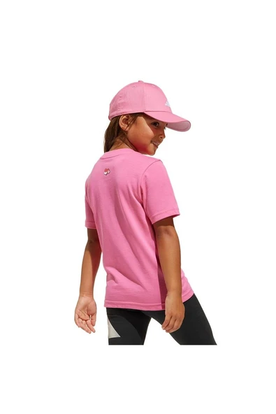 adidas Çocuk  Pembe  T-shirt LK FUN VAL TEE JI6686 - 3