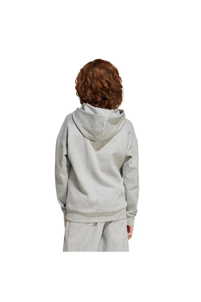 adidas Gri Çocuk   Sweatshirt J FI LOGO HD JJ4788 - 3