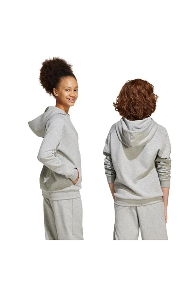 adidas Gri Çocuk   Sweatshirt J FI LOGO HD JJ4788 - 7