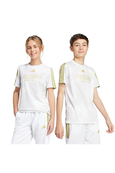 adidas Çocuk  Beyaz  T-shirt J HOT COF TEE JD0498 - 8