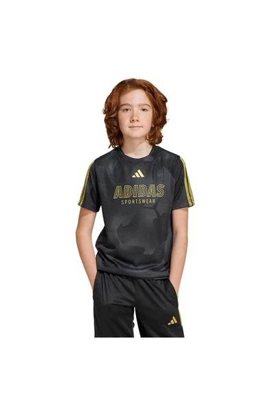 adidas Çocuk  Siyah  T-shirt J HOT COF TEE JI6183 - 3
