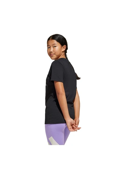 adidas Çocuk  Siyah  T-shirt JG ANIMAL LOGO Siyah JI6733 - 4