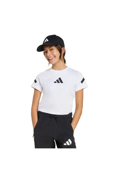adidas Çocuk  Beyaz  T-shirt JG Z.N.E BABY T JD1317 - 2