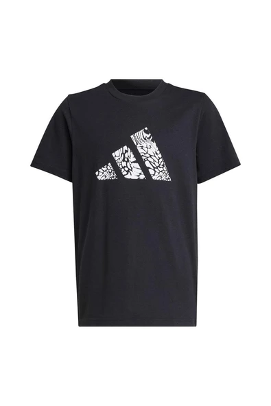 adidas Çocuk  Siyah  T-shirt JG ANIMAL LOGO Siyah JI6733