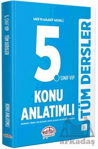 5. Sınıf VIP Tüm Dersler Konu Anlatımlı - Kolektif