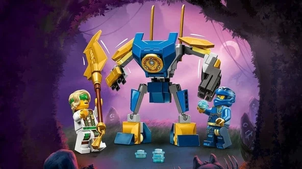 LEGO NINJAGO Jay’in Robotu Savaş Paketi 71805-6 Yaş ve Üzeri Çocuklar için Jay Minifigürü İçeren Yaratıcı Oyuncak Yapım - Resim 3